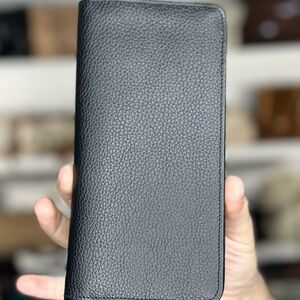 Bally Long Leather Bifold Wallet